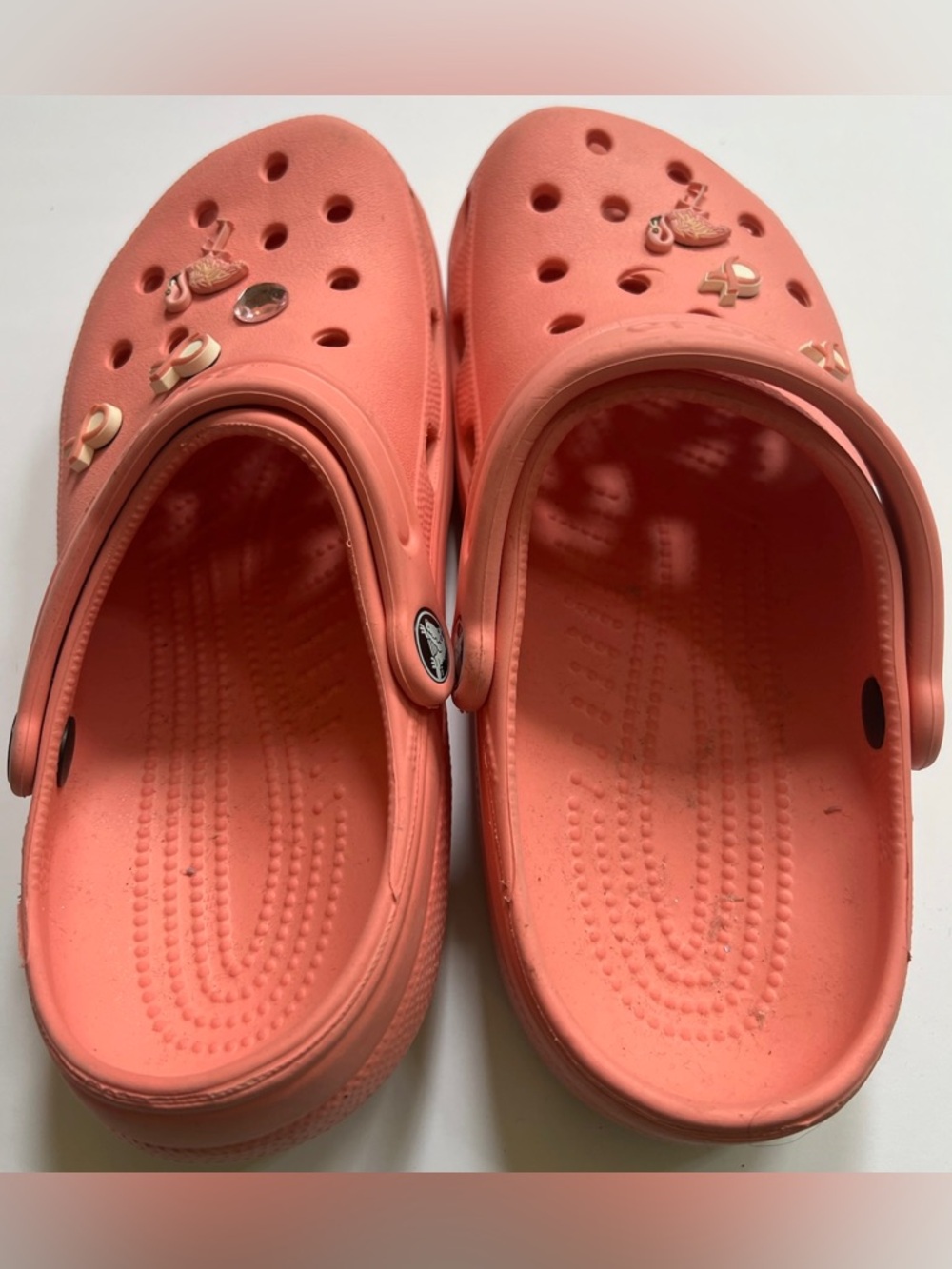CROCS Classic Clogs Pink Unisex Women Size 8-9 / Men Size 6-7 - Picture 2 of 4